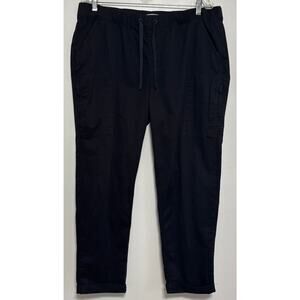 Ocean + Coast Black Casual Front Drawstring Pants Size 14
